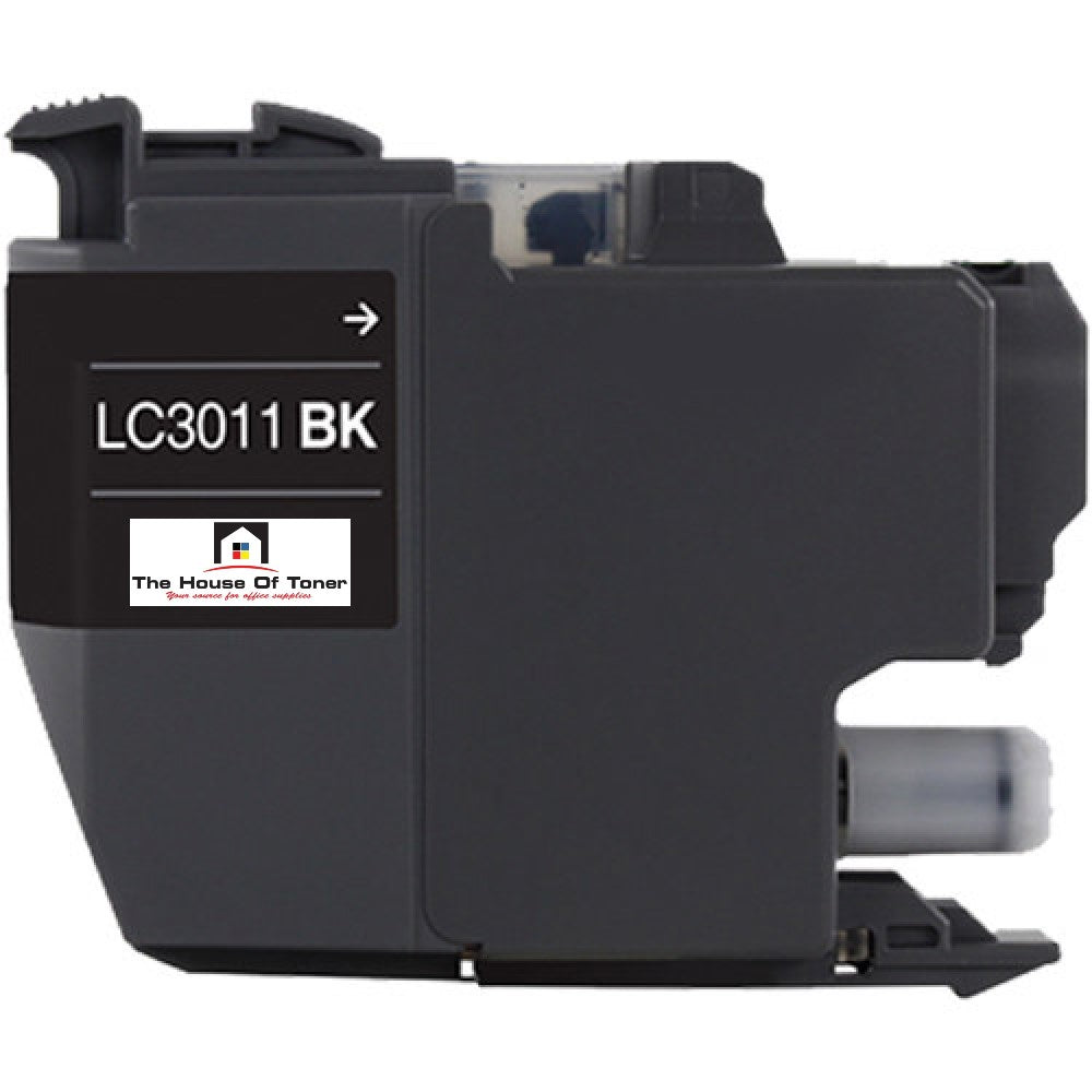 Compatible Ink Cartridge Replacement for BROTHER LC3011BK (LC-3011BK) Black (200 YLD) Compatible Ink Cartridge Replacement for BROTHER LC3011BK (LC-3011BK) Black (200 YLD)