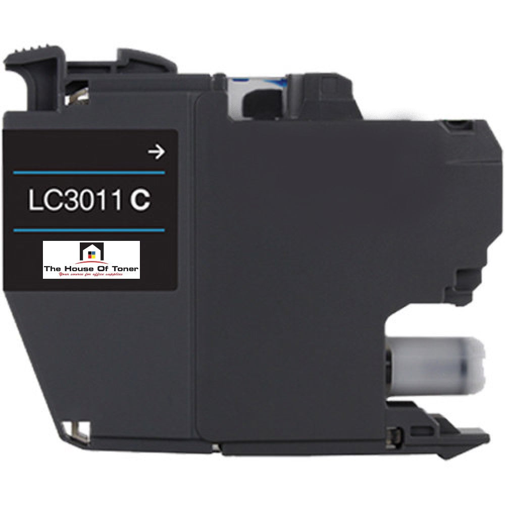 Compatible Ink Cartridge Replacement for BROTHER LC3011C (LC-3011C) Cyan (200 YLD) Compatible Ink Cartridge Replacement for BROTHER LC3011C (LC-3011C) Cyan (200 YLD)