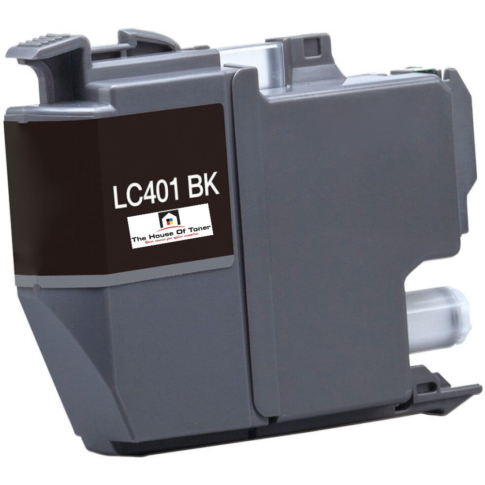Compatible Ink Cartridge Replacement for BROTHER LC401BK (LC-401BK) Black (200 YLD) Compatible Ink Cartridge Replacement for BROTHER LC401BK (LC-401BK) Black (200 YLD)