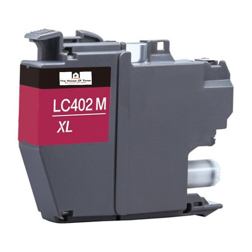 Compatible Ink Cartridge Replacement for BROTHER LC402XLM (LC-402M XL) Magenta (1.5K YLD) Compatible Ink Cartridge Replacement for BROTHER LC402XLM (LC-402M XL) Magenta (1.5K YLD)