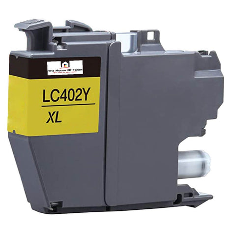 Compatible Ink Cartridge Replacement for BROTHER LC402XLY (LC-402Y XL) Yellow (1.5K YLD)