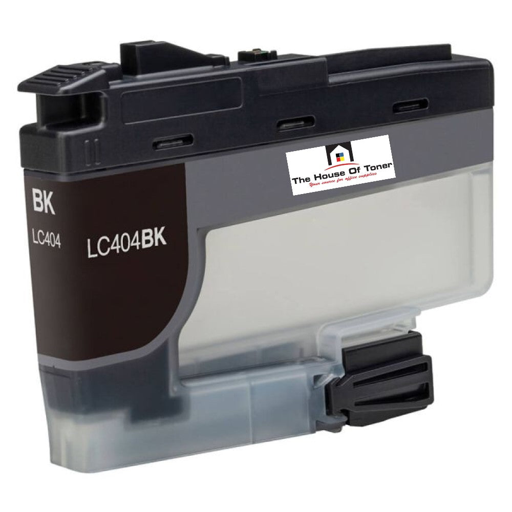 Compatible Ink Cartridge Replacement for BROTHER LC404BK (LC-404BK) Black (750 YLD) Compatible Ink Cartridge Replacement for BROTHER LC404BK (LC-404BK) Black (750 YLD)