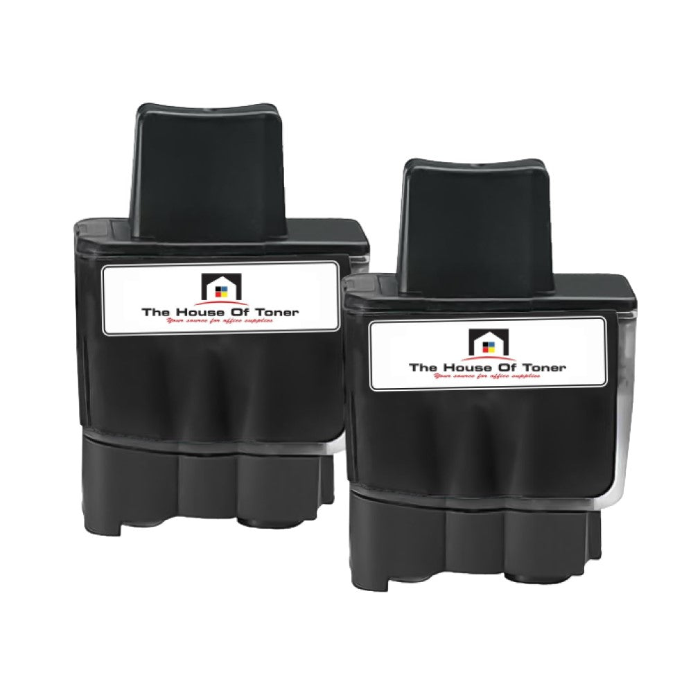 Compatible Ink Cartridge Replacement for BROTHER LC41BK (LC-41BK) Black (500 YLD) 2-Pack Compatible Ink Cartridge Replacement for BROTHER LC41BK (LC-41BK) Black (500 YLD) 2-Pack