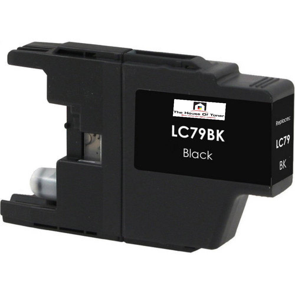 Compatible Ink Cartridge Replacement for BROTHER LC79BK (LC-79BK) Black (30ML) Compatible Ink Cartridge Replacement for BROTHER LC79BK (LC-79BK) Black (30ML)