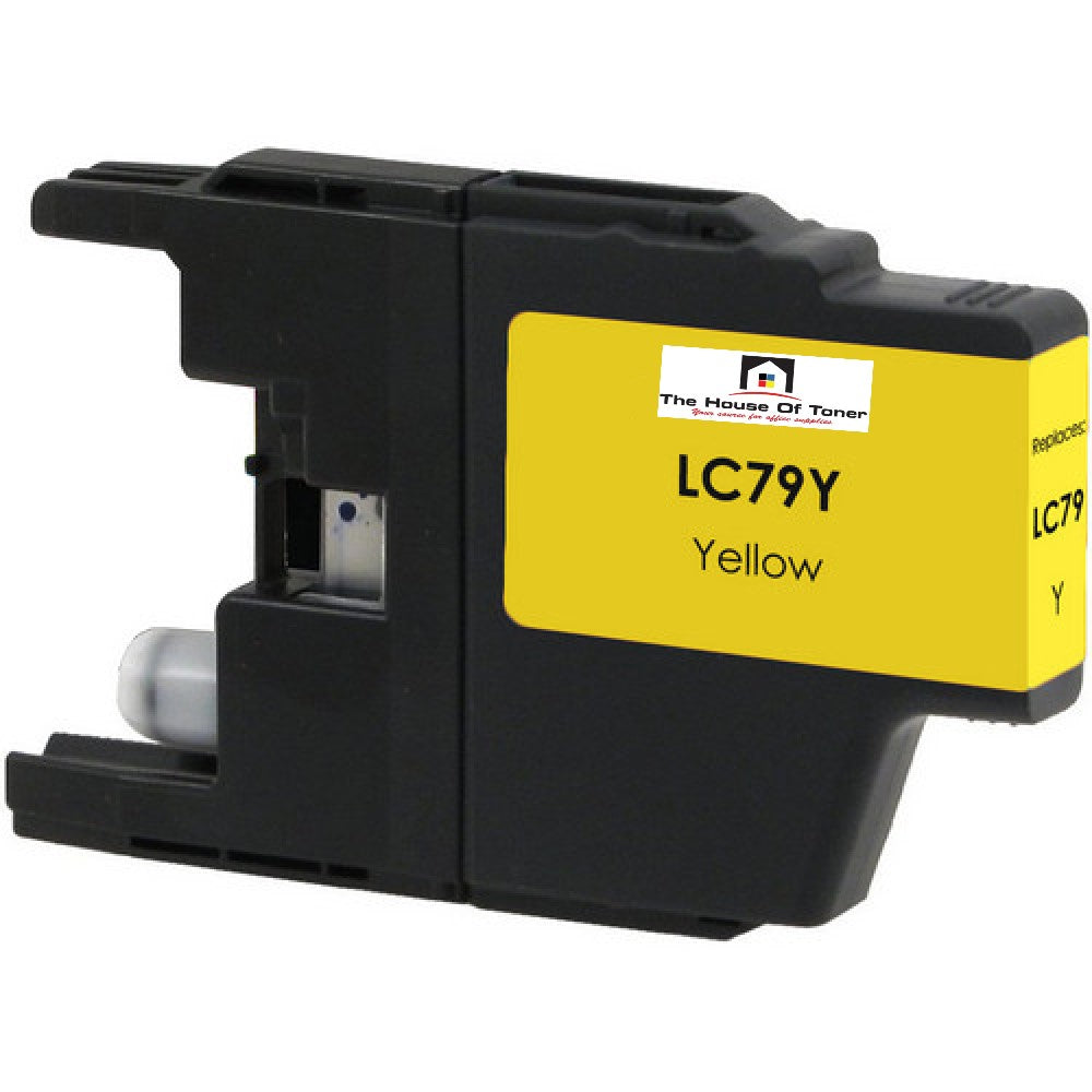 Compatible Ink Cartridge Replacement for BROTHER LC79Y (LC-79Y) Yellow (19ML) Compatible Ink Cartridge Replacement for BROTHER LC79Y (LC-79Y) Yellow (19ML)