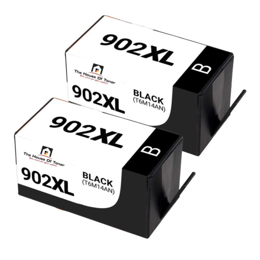 Compatible Ink Cartridge Replacement for HP T6M14AN (902XL) High Yield Black (825 YLD) 2-Pack Compatible Ink Cartridge Replacement for HP T6M14AN (902XL) High Yield Black (825 YLD) 2-Pack