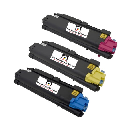 Compatible Toner Cartridge Replacement For KYOCERA MITA TK5292C, TK5292M, TK5292Y (1T02TXAUS0, 1T02TX0US0, 1T02TXCUS0) Cyan, Magenta, Yellow (17K YLD) 3-Pack