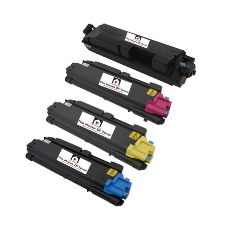 Compatible Toner Cartridge Replacement For KYOCERA MITA TK5292K, TK5292C, TK5292M, TK5292Y (1T02TXBUS0, 1T02TXAUS0, 1T02TX0US0, 1T02TXCUS0) Black, Cyan, Magenta, Yellow (17K YLD) 4-Pack