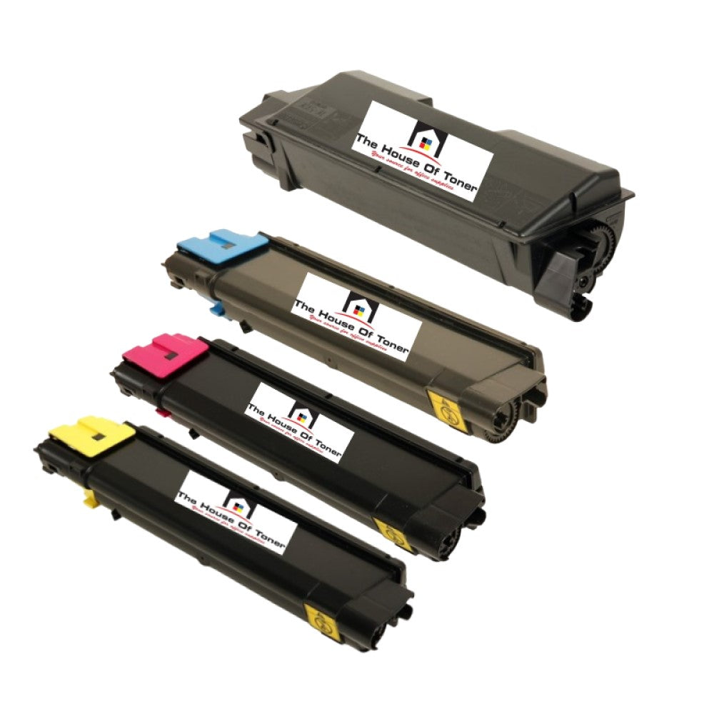 Compatible Toner Cartridge Replacement for KYOCERA MITA TK592K, TK592M, TK592C, TK592Y (1T02KV0US0, 1T02KVAUS0, 1T02KBUS0, 1T02KVCUS0) Black, Cyan, Magenta, Yellow (7K YLD) 4-Pack Compatible Toner Cartridge Replacement for KYOCERA MITA TK592K, TK592M, TK592C, TK592Y (1T02KV0US0, 1T02KVAUS0, 1T02KBUS0, 1T02KVCUS0) Black, Cyan, Magenta, Yellow (7K YLD) 4-Pack