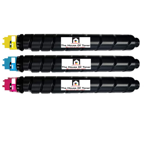 Compatible Toner Cartridge Replacement For Kyocera Mita TK8517C; TK8517M; TK8517Y (TK-8517M, TK-8517Y; TK-8517C) Cyan, Yellow, Magenta (3 Pack)
