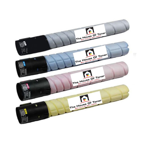 Compatible Toner Cartridge Replacement for KONICA MINOLTA A11G131, A11G231, A11G331, A11G431 (TN-216K, TN-216Y, TN-216M, TN-216C) Black, Cyan, Yellow, Magenta (29K YLD-Black, 26K YLD-Color) 4-Pack