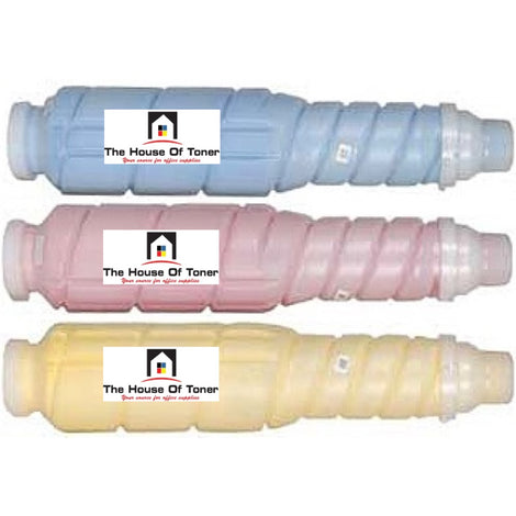 Compatible Toner Cartridge Replacement for KONICA MINOLTA A1U9230, A1U9330, A1U9430 (TN616Y, TN616M, TN616C) Yellow, Magenta, Cyan (29K YLD) 3-Pack