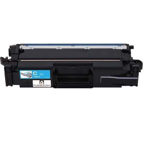 Compatible Toner Cartridge Replacement for BROTHER TN810C (TN-810C) Cyan (6.5K YLD)