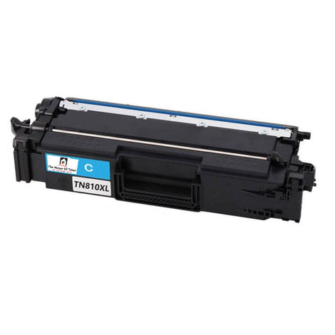 Compatible Toner Cartridge Replacement for BROTHER TN810XLC (TN-810XL C) High Yield Cyan (9K YLD)