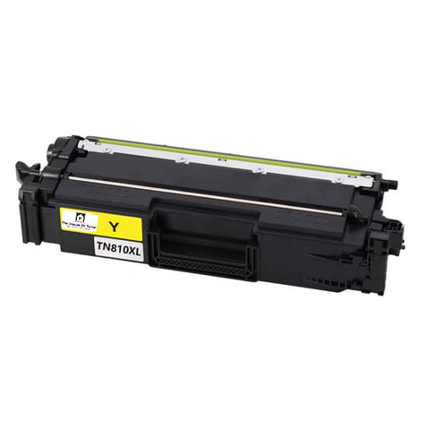 Compatible Toner Cartridge Replacement for BROTHER TN810XLY (TN-810XL Y) High Yield Yellow (9K YLD)