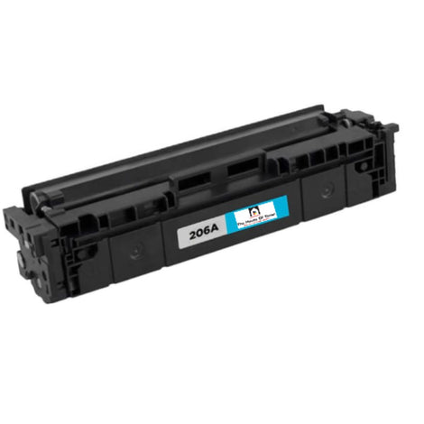 Compatible Toner Cartridge Replacement for HP W2111A (206A) Cyan (1.25K YLD)