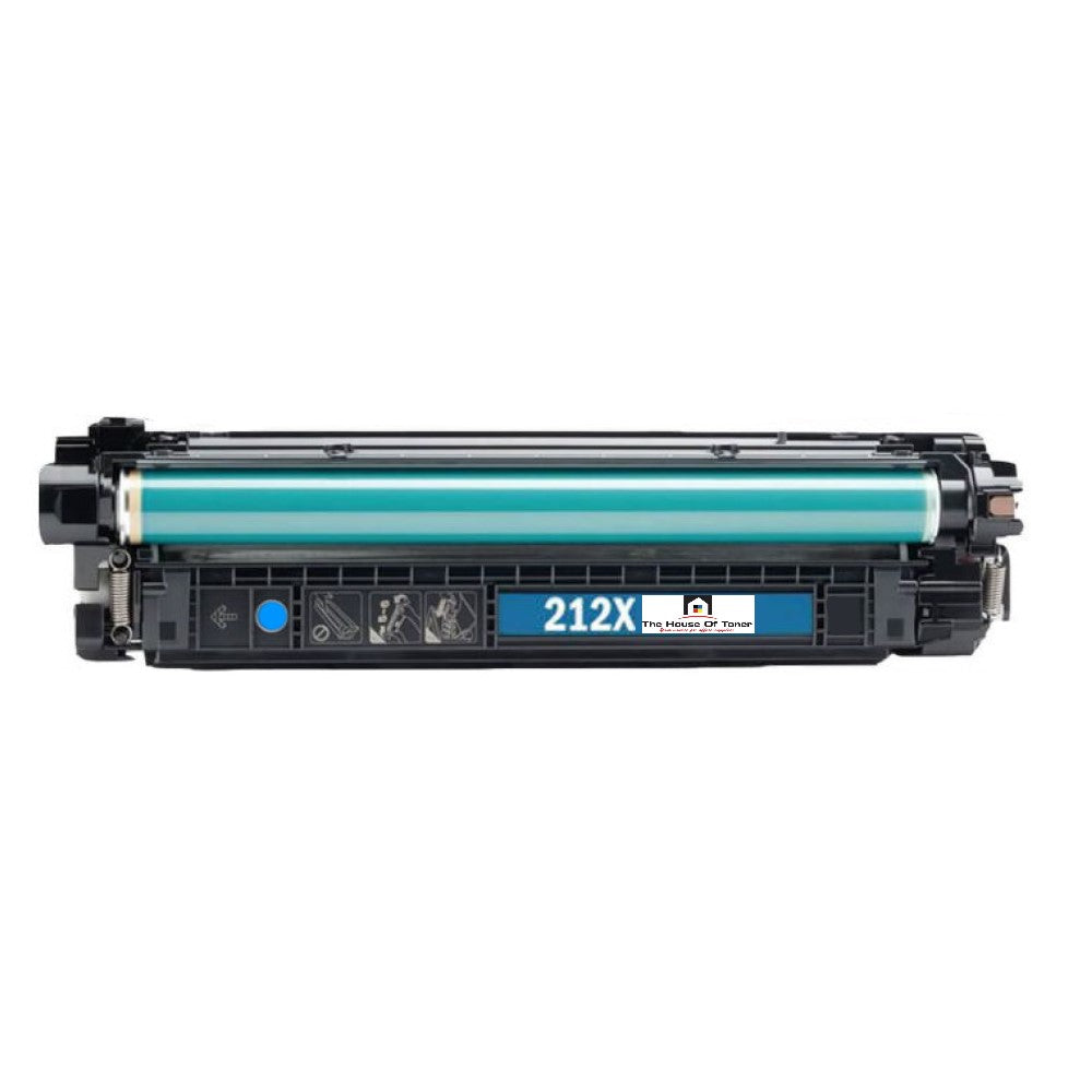 Compatible Toner Cartridge Replacement for HP W2121X (212X) High Yield Cyan (10K YLD)