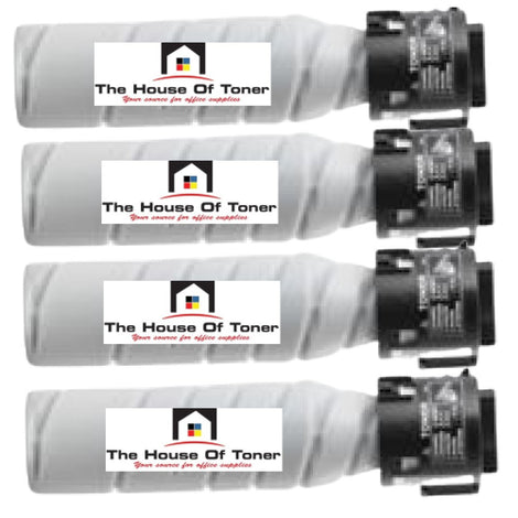 Compatible Toner Cartridge Replacement For Konica Minolta A1UC050 (A1UC080, TN116K) Black (5K YLD) 4-Pack