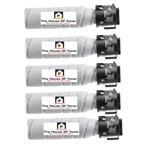 Compatible Toner Cartridge Replacement For Konica Minolta A1UC050 (A1UC080, TN116K) Black (5K YLD) 5-Pack