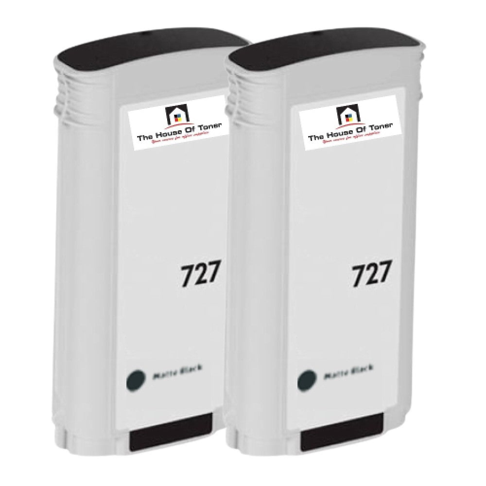 Compatible Ink Cartridge Replacement For HP B3P22A (727) Matte Black (130 ML) 2-Pack Compatible Ink Cartridge Replacement For HP B3P22A (727) Matte Black (130 ML) 2-Pack