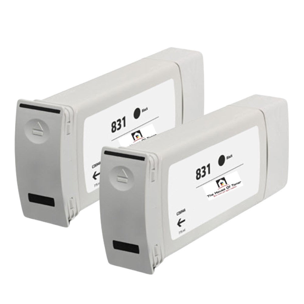 Compatible Ink Cartridge Replacement For HP CZ682A (831) Matte Black (300 ML) 2-Pack Compatible Ink Cartridge Replacement For HP CZ682A (831) Matte Black (300 ML) 2-Pack