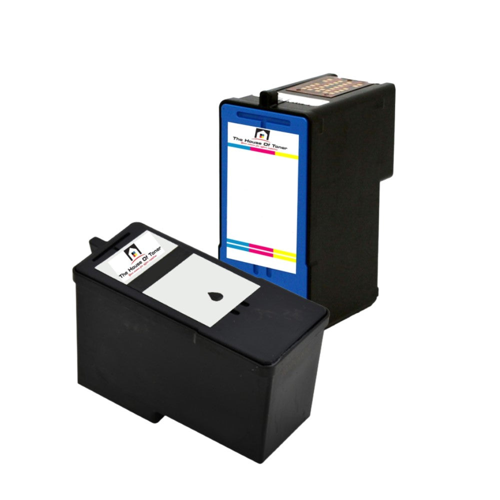 Compatible Ink Cartridge Replacement For DELL M4646, M4640 (Series 5) Black-483 Pages, Color-560 Pages (2-Pack) Compatible Ink Cartridge Replacement For DELL M4646, M4640 (Series 5) Black-483 Pages, Color-560 Pages (2-Pack)