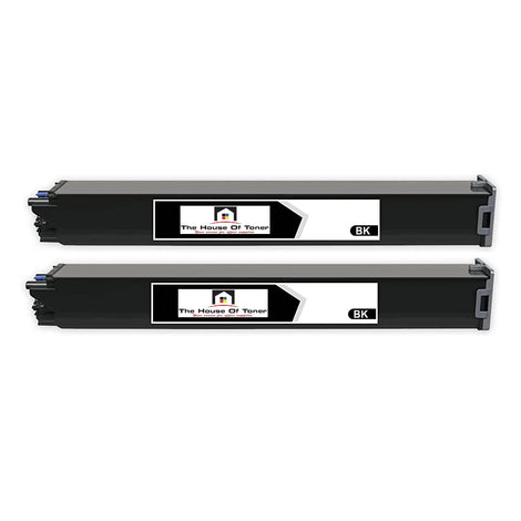 Compatible Toner Cartridge Replacement for SHARP MX61NTBA (MX-61NTBA) Black (40K YLD) 2-Pack