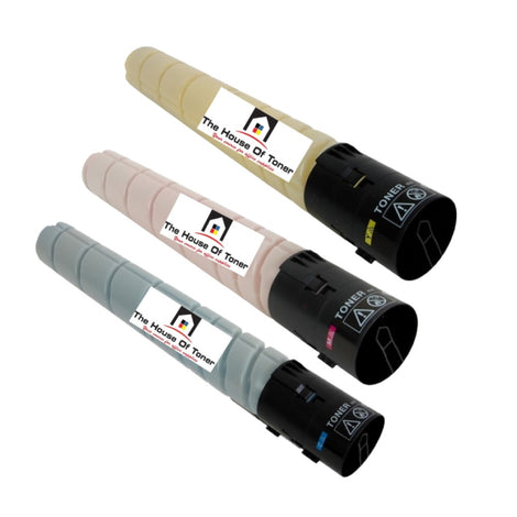 Compatible Toner Cartridge Replacement For KONICA MINOLTA A8K3230, A8K3330, A8K3430 (TN-221C, TN-221M, TN-221Y) Cyan, Yellow, Magenta (21K YLD) 3-Pack