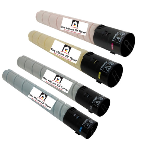 Compatible Toner Cartridge Replacement For KONICA MINOLTA A8K3130, A8K3230, A8K3330, A8K3430 (TN-221K, TN-221C, TN-221M, TN-221Y) Black, Cyan, Yellow, Magenta (24K YLD-Black, 21K YLD- Color) 4-Pack