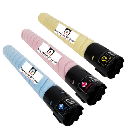 Compatible Toner Cartridge Replacement for KONICA MINOLTA TN324M, TN324C, TN324Y (A33K232, A33K332, A33K432) Cyan, Magenta, Yellow (26K YLD) 3-Pack