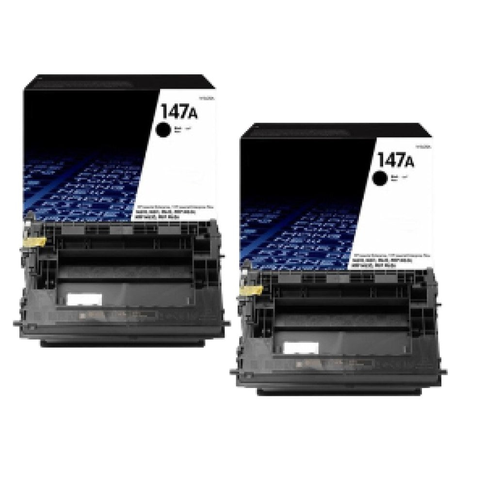 HP W1470A (HP 147A) High Yield Black (10.5K YLD) 2-Pack Genuine HP W1470A (HP 147A) High Yield Black (10.5K YLD) 2-Pack Genuine