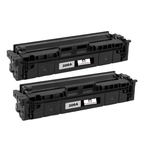 Compatible Toner Cartridge Replacement for HP W2110A (206A) Black (1.35K YLD) 2-Pack