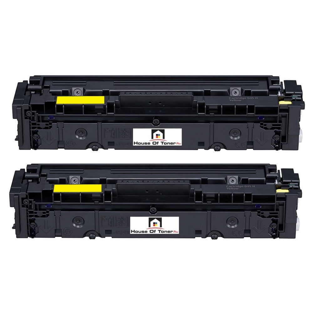 Compatible Toner Cartridge Replacement For Canon 1243C001 (045H) High Yield Yellow (2.2K YLD) 2-Pack Compatible Toner Cartridge Replacement For Canon 1243C001 (045H) High Yield Yellow (2.2K YLD) 2-Pack
