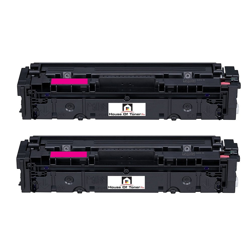 Compatible Toner Cartridge Replacement For Canon 1244C001 (045H) High Yield Magenta (2.2K YLD) 2-Pack Compatible Toner Cartridge Replacement For Canon 1244C001 (045H) High Yield Magenta (2.2K YLD) 2-Pack