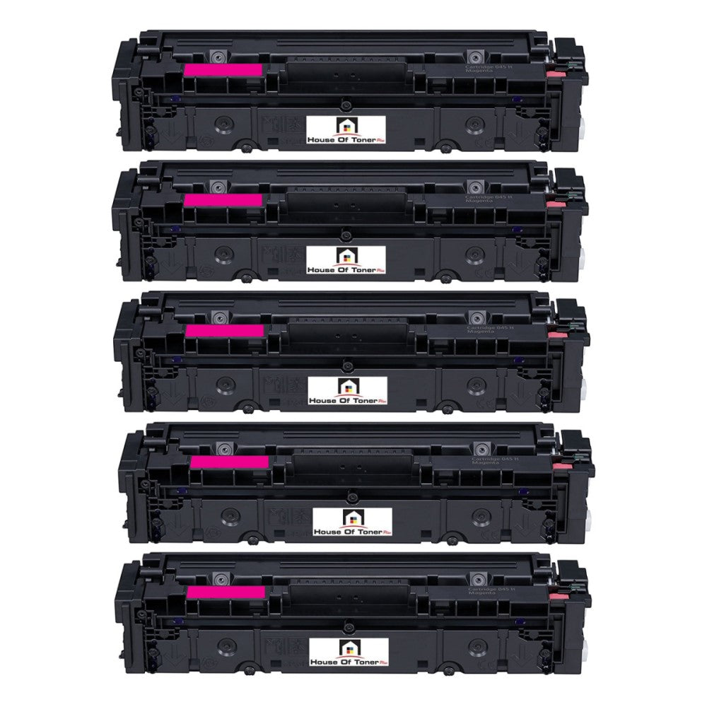 Compatible Toner Cartridge Replacement For Canon 1244C001 (045H) High Yield Magenta (2.2K YLD) 5-Pack Compatible Toner Cartridge Replacement For Canon 1244C001 (045H) High Yield Magenta (2.2K YLD) 5-Pack