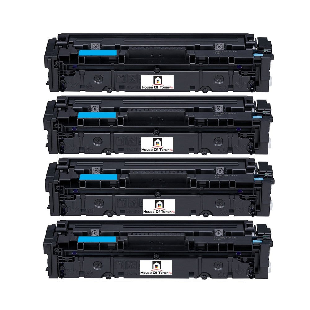 Compatible Toner Cartridge Replacement For Canon 1245C001 (045H) High Yield Cyan (2.2K YLD) 4-Pack Compatible Toner Cartridge Replacement For Canon 1245C001 (045H) High Yield Cyan (2.2K YLD) 4-Pack