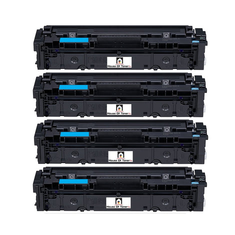 Compatible Toner Cartridge Replacement For Canon 1245C001 (045H) High Yield Cyan (2.2K YLD) 4-Pack