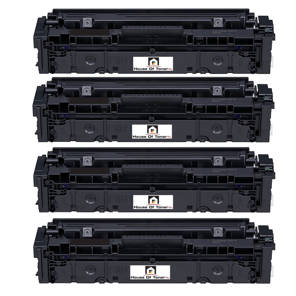 Compatible Toner Cartridge Replacement For Canon 1246C001 (045H) High Yield Black (2.8K YLD) 4-Pack Compatible Toner Cartridge Replacement For Canon 1246C001 (045H) High Yield Black (2.8K YLD) 4-Pack