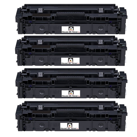 Compatible Toner Cartridge Replacement For Canon 1246C001 (045H) High Yield Black (2.8K YLD) 4-Pack