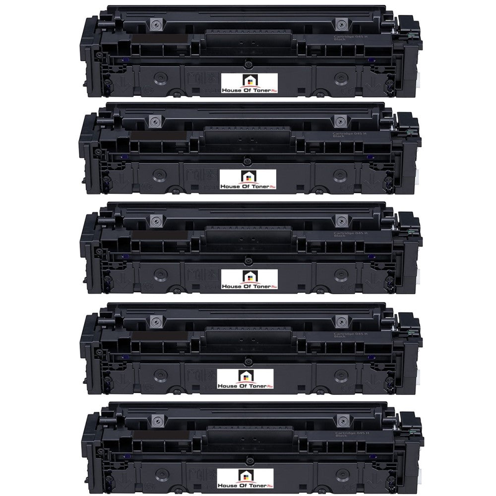 Compatible Toner Cartridge Replacement For Canon 1246C001 (045H) High Yield Black (2.8K YLD) 5-Pack Compatible Toner Cartridge Replacement For Canon 1246C001 (045H) High Yield Black (2.8K YLD) 5-Pack