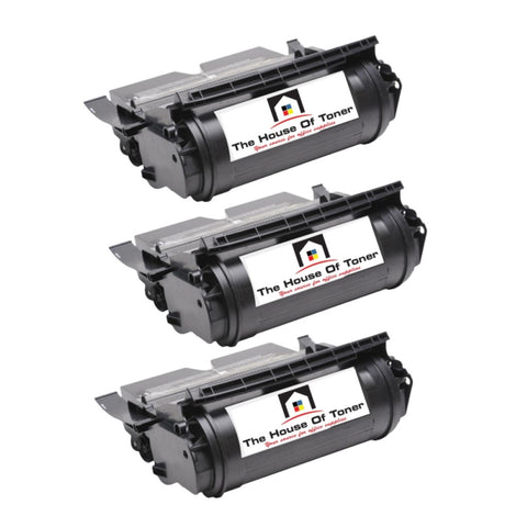 Compatible Toner Cartridge Replacement for Lexmark 12A6765 (Black) 30K YLD (3-Pack)