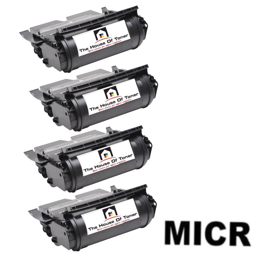 Compatible Toner Cartridge Replacement for Lexmark 12A6765 (Black) 30K YLD (W/Micr) 4-Pack Compatible Toner Cartridge Replacement for Lexmark 12A6765 (Black) 30K YLD (W/Micr) 4-Pack