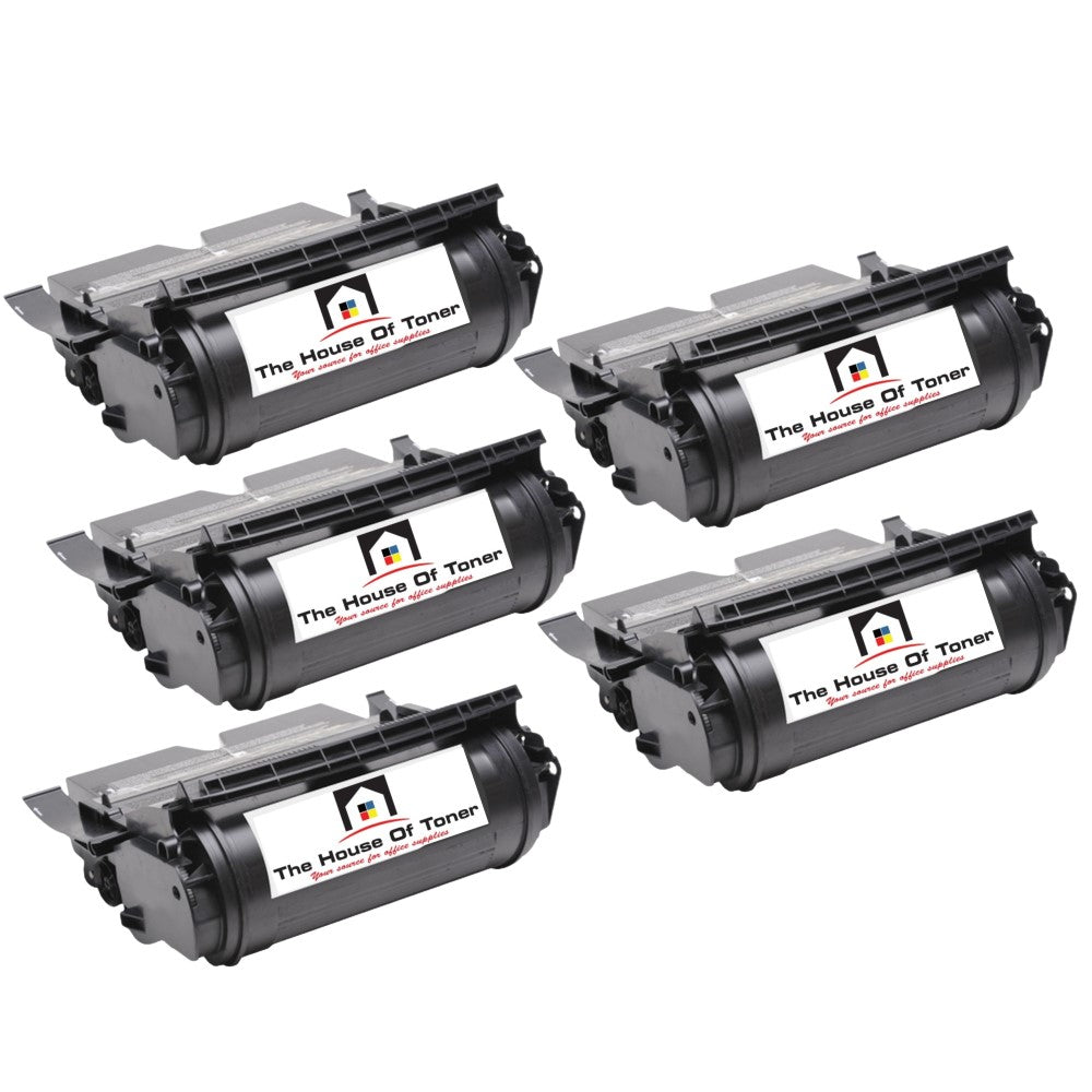 Compatible Toner Cartridge Replacement for Lexmark 12A6765 (Black) 30K YLD (5-Pack) Compatible Toner Cartridge Replacement for Lexmark 12A6765 (Black) 30K YLD (5-Pack)