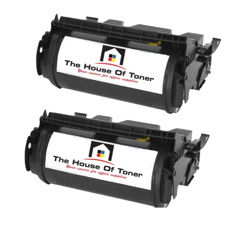 Compatible Toner Cartridge Replacement for LEXMARK 12A6735 (Black) 20K YLD (2-Pack)