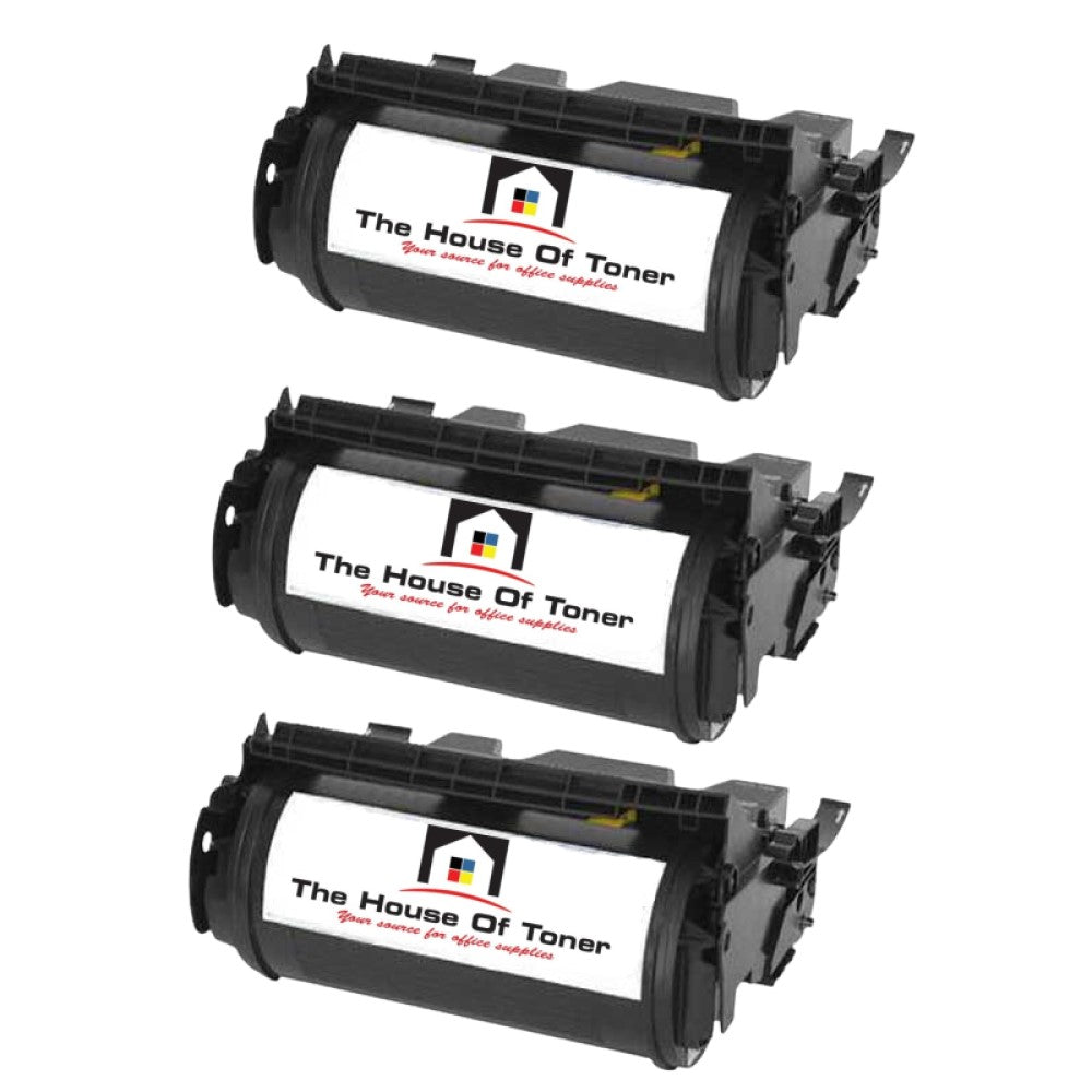 Compatible Toner Cartridge Replacement for LEXMARK 12A6735 (Black) 20K YLD (3-Pack) Compatible Toner Cartridge Replacement for LEXMARK 12A6735 (Black) 20K YLD (3-Pack)