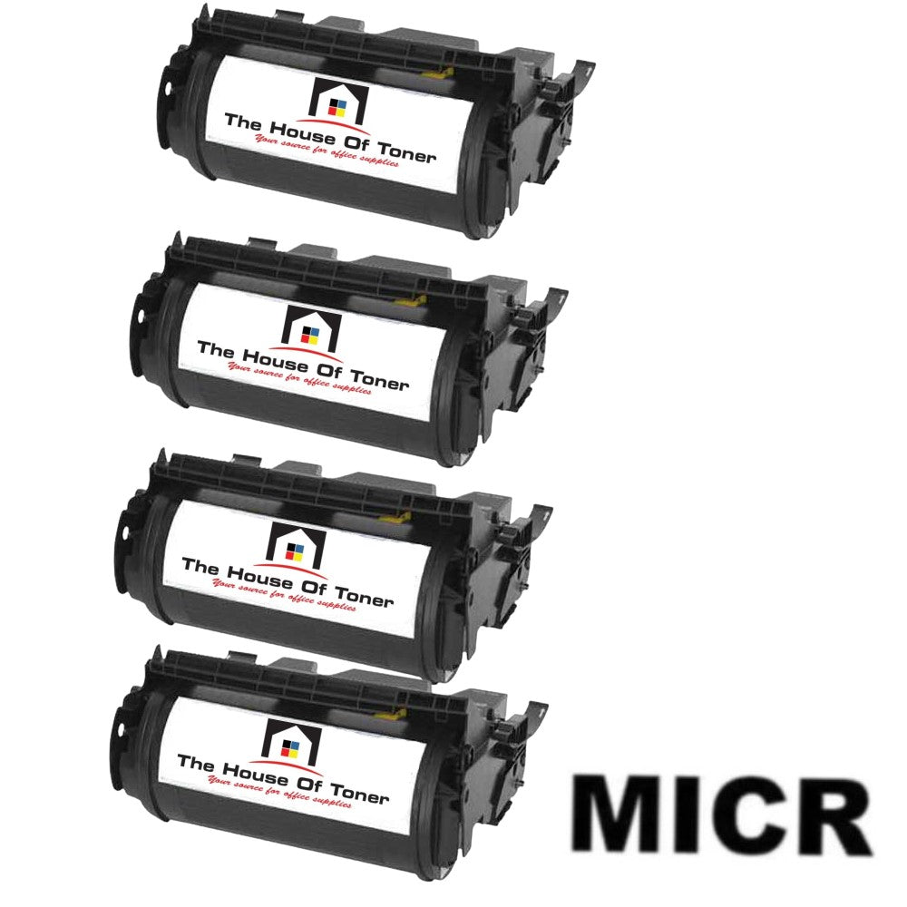 Compatible Toner Cartridge Replacement for LEXMARK 12A6735 (Black) 20K YLD (W/Micr) 4-Pack Compatible Toner Cartridge Replacement for LEXMARK 12A6735 (Black) 20K YLD (W/Micr) 4-Pack