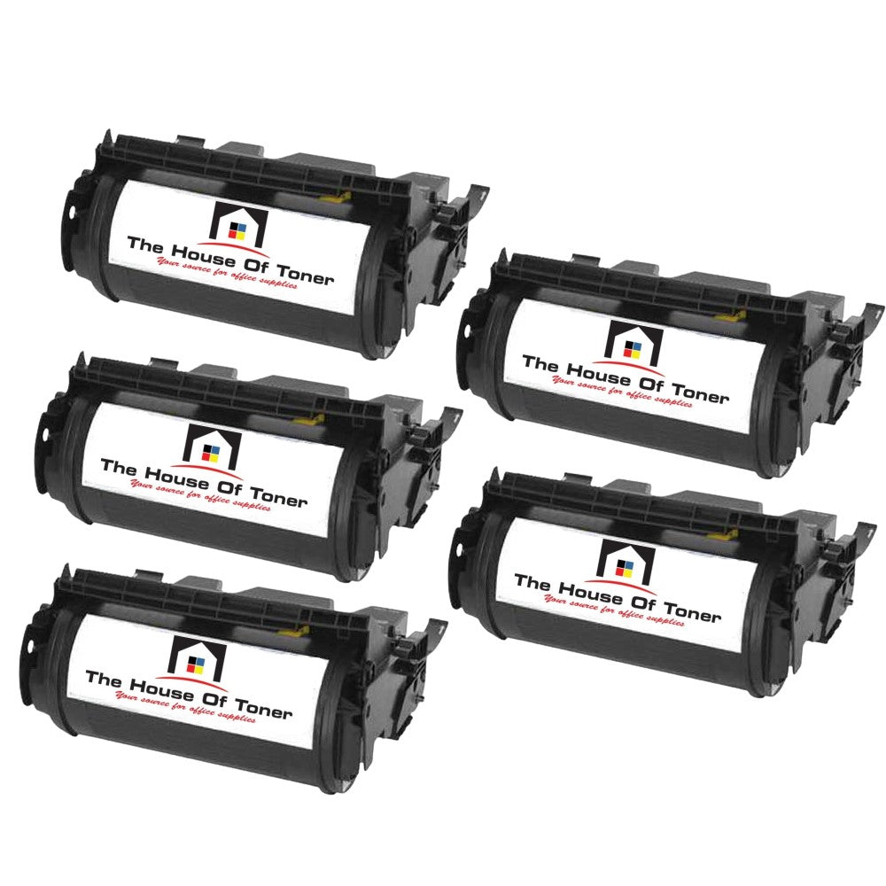 Compatible Toner Cartridge Replacement for LEXMARK 12A6735 (Black) 20K YLD (5-Pack) Compatible Toner Cartridge Replacement for LEXMARK 12A6735 (Black) 20K YLD (5-Pack)