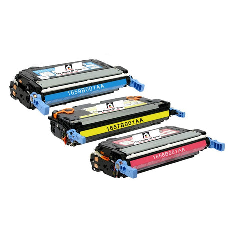 Compatible Toner Cartridge Replacement for Canon 1657B001AA, 1658B001AA, 1659B001AA (111) Cyan, Magenta, Yellow (6K YLD) 3-Pack