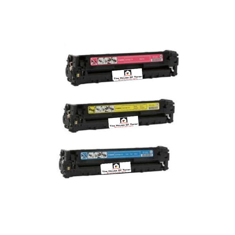 Compatible Toner Cartridge Replacement for Canon 1979B001AA, 1978B001AA, 1977B001AA (116) Cyan, Magenta, Yellow (3-Pack)