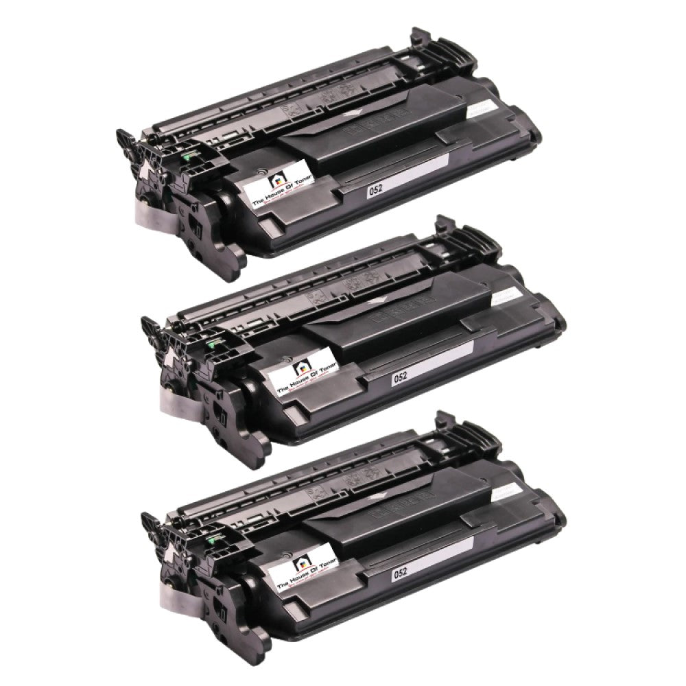Compatible Toner Cartridge Replacement for CANON 2200C001 (052H) High Yield Black (9.2K YLD) 3-Pack Compatible Toner Cartridge Replacement for CANON 2200C001 (052H) High Yield Black (9.2K YLD) 3-Pack